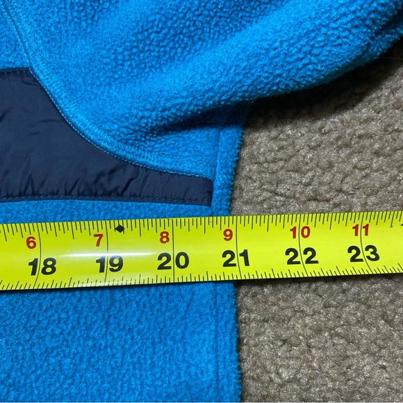 Cotopaxi Teca Fleece Pullover Mens Small Blue Textured 1/4 T Snap Sweater - Picture 5 of 6